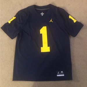 Michigan Wolverines Jordan Football Jersey